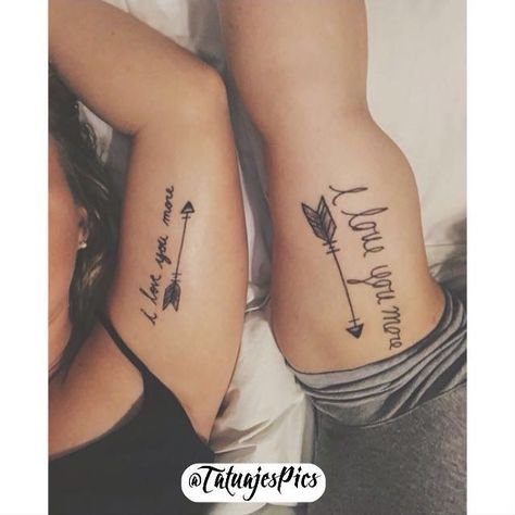 Instagram Tattoo Bicep, Arrow Tattoos For Women, Couple Tattoos Love, Best Couple Tattoos, Cute Couple Tattoos, Relationship Tattoos, Couples Tattoo Designs, Bicep Tattoo, Tattoos Geometric