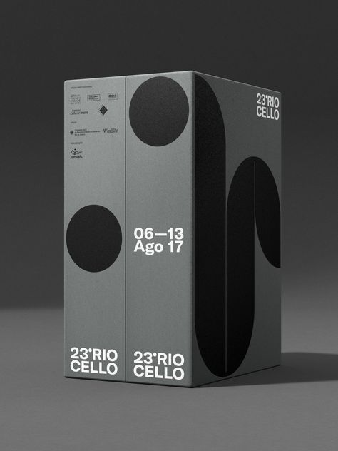 23º Rio Cello (Proposal) on Behance Graphics Thisisgrey, Luxury Box Packaging, Luxury Packaging Design, Modern Packaging, Black Packaging, Box Packaging Design, Packing Design, Luxury Packaging, Beauty Packaging