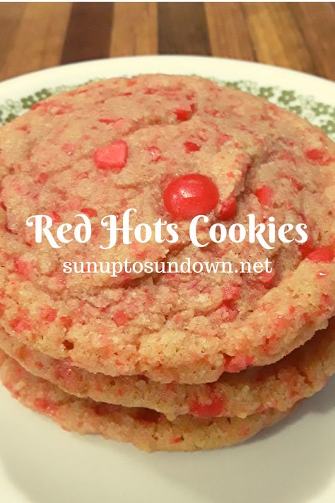 Cookies With Red Hots, Cookies Cinnamon, Cookies Valentines, Red Hots Candy, Amazing Cookie Recipes, Cookie Board, Cinnamon Red, Valentines Cookies, Cinnamon Candy