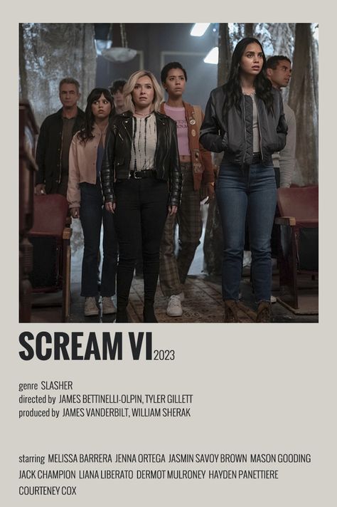 Scream Vi Poster, Savoy Brown, Scream Vi, Liana Liberato, Dermot Mulroney, Scream Cast, Horror Movie Icons, Hayden Panettiere, Ghost Faces