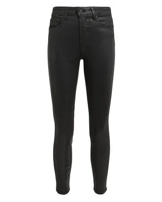 L'Agence Clothing | INTERMIX® Coated Denim, Jeans For Women, Denim Coat, Women Dresses, Clothing For Women, Black Coat, Jean Outfits, Stretch Denim, Designer Clothing