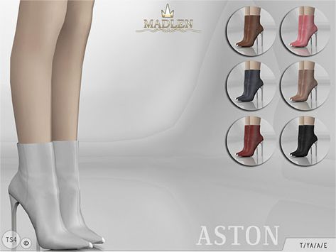 Sims 4 CC's - The Best: Madlen Aston Boots by MJ95 Sims4 Shoes, Sims Shoes, The Sims 4 Pc, Cc Shoes, Sims 4 Cc Shoes, The Sims 4 Packs, Sims 4 Cc Skin, Sims 4 Teen, The Sims 4 Download