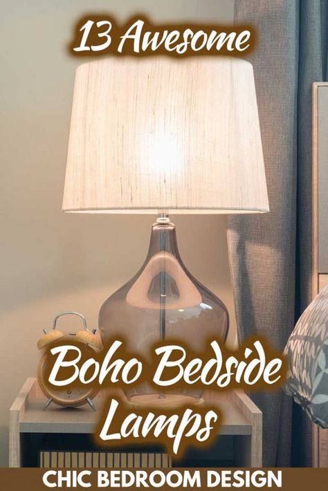 Boho Bedroom Lamp Ideas, Boho Bedroom Lamp Table Lamps, Bohemian Bedside Table Ideas, Boho Chic Bedroom Table Lamps, Bedside Table Lamps Boho, Boho Bedside Lamps, Bohemian Bedroom Lamps, Boho Lamps Bedrooms, Boho Bedroom Lamps