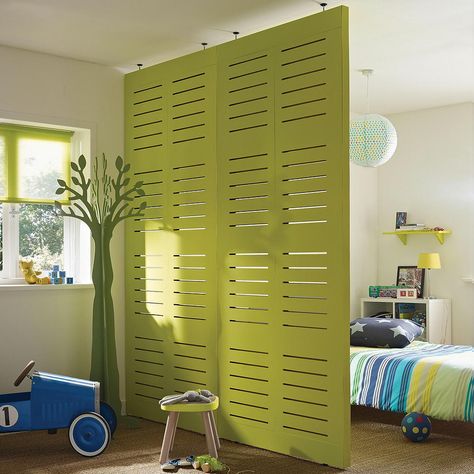 Strike a happy balance with our shared bedroom ideas and design solutions, to divide a shared kids room so each sibling feels equally at home Room Divider Ideas Bedroom, Dividers Ideas, Kids Room Divider, Bedroom Divider, Room Divider Ideas, Kids Rooms Shared, Divider Ideas, Kids Shared Bedroom, Shared Kids Room