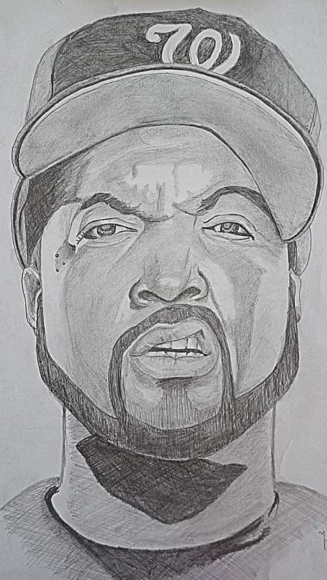 Ice Cube Rapper. For more entertaining Artworks follow up: YouTube: https://www.youtube.com/c/ArtbyHashir Instagram: https://www.instagram.com/hashir_zk/ Ice Cube Drawing, Ice Cube Rapper, King Lebron James, Drawing Superheroes, Skull Art Drawing, Rapper Art, Naruto And Sasuke Wallpaper, Cute Bunny Cartoon, Graffiti Cartoons