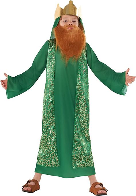 3 Wise Men Costume, Diy Wise Man Costume, Wise Men Costume, King Fancy Dress Kids, Diy Wiseman Costume Kid, Kids King Costume, Wise Man Costume, Saint Costume, Biblical Costumes