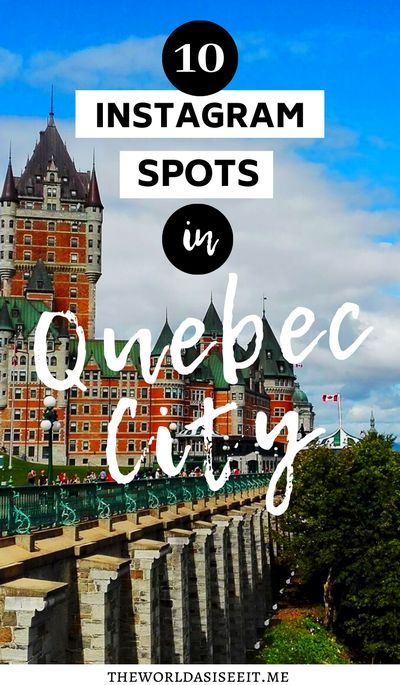 Top Instagram Spots in Quebec City - Discover the top Instagrammable Quebec City photo stops to explore the best of the city. I where to go in Canada  I Canada destinations I where to go in Quebec City I things to do in Quebec City I what to do in Quebec City I places to go in Quebec City I places to go in Canada I Canada travel I Quebec City travel I Quebec City attractions I #Cananda #QuebecCity Quebec City Photo Ideas, Places To Go In Canada, Things To Do In Quebec, Canada Cruise, Alberta Travel, Canada Vacation, Cruise Ports, Instagram Locations, Canada Travel Guide