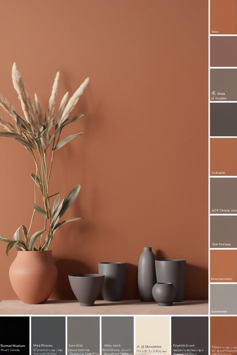 Are you ready to uncover the top secrets for enhancing your "a" game and standing out? Dive in to discover the ultimate tips! #ad     #Colortrend #wallpaint2024  #color2024  #DIYpainting  ##DIYhomedecor  #Fixhome What Colour Goes With Terracotta, Paint Color To Go With Terra Cotta Tile, Desert Paint Colors Living Room, Terracotta Paint Furniture, Terracotta Wall Paint Ideas, Terra Cotta Design Interior, Terra Cotta And Grey Color Palettes, Terra Cotta Walls Living Rooms, Terracotta And Gray Color Palette