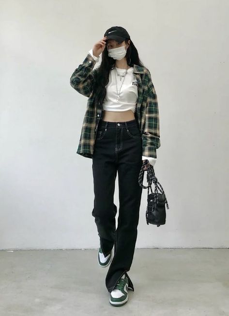 Korean Boyish Outfit, Boyish Style Korean, Boyish Outfits Korean, Boyish Outfit, Boyish Fashion, Boyish Girl, Boyish Outfits, Korean Outfit Street Styles, Korean Casual Outfits