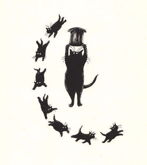 T S Eliot, Edward Gorey, Art Et Illustration, Cats Illustration, Cat Illustration, Crazy Cat Lady, 귀여운 동물, Book Illustration, Crazy Cats