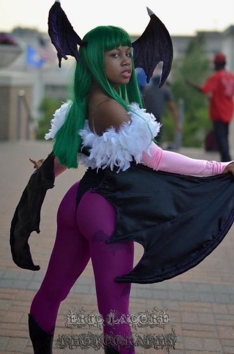 Morrigan Aensland, Summer Goth, Halloween Dress, Cosplay Costumes, Ballet Skirt, Dress Up, Pure Products, Tumblr, Yellow