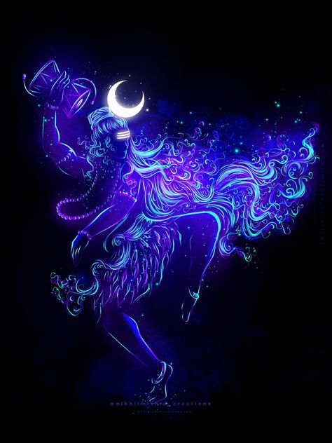 Shiv Shankar digital art Dancing Shiv ji with damru, on ArtStation at https://www.artstation.com/artwork/ZeyYY1 Art Dancing, New Nature Wallpaper, Shiv Shankar, Spiritual Paintings, Pictures Of Shiva, Fabric Painting Techniques, Happy Navratri Images, Iphone Wallpaper Stills, Shiva Parvati Images