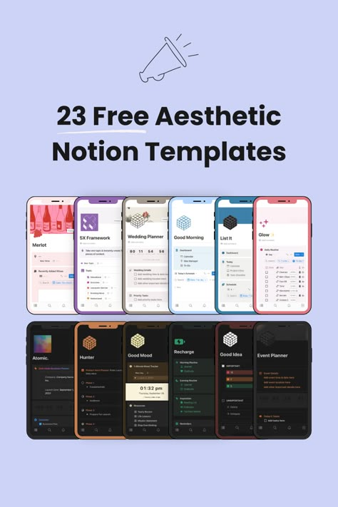 free notion template Project Management Aesthetic, Onenote Planner Ideas, Notion Phone, Notion Template Free, Notion Tutorial, Business Daily Planner, Business Planner Printables, Free Notion Templates, Notion Tips