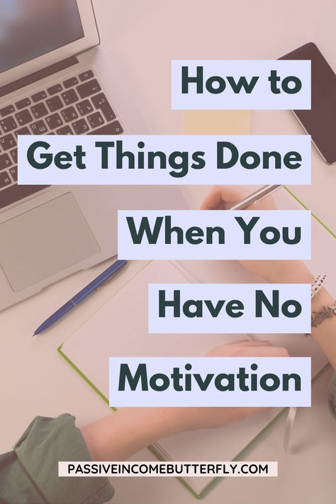 On days when you have no motivation, use these tips to embrace slow productivity and create a to-do list that takes into consideration your mind and energy level. Learn how to change your mindset about low-motivation days, prepare for them, and make the most of those times when you don't feel like doing anything. When You Have No Motivation, How To Have A Productive Day, Slow Productivity, Low Motivation, How To Be Productive, Be Productive, Get Things Done, Productive Day, Planning Your Day