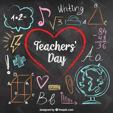 Vector teachers' day written on a chalk ... | Premium Vector #Freepik #vector #blackboard #teacher-board #chalk-board #chalk Inspirational Messages For Teachers, Teachers Day Photos, Happy Teachers Day Message, Teachers Day Decoration, Happy Teacher's Day Images, Teachers Day Message, Teachers Day Drawing, Teacher Appreciation Quotes, Message For Teacher