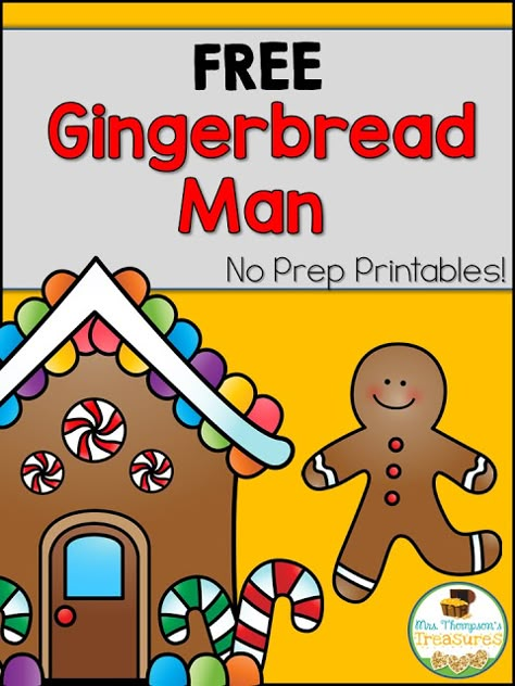 Gingerbread Speech Therapy Activities, Ginger Bread Man Activities, Prek Gingerbread, Gingerbread Kindergarten, Gingerbread Preschool, Kindergarten Gingerbread, Preschool Gingerbread, Gingerbread Man Free, Gingerbread Man Unit