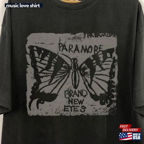 Paramore Butterfly, Paramore Merch, Paramore Shirt, Ashlyn Banner, Paramore After Laughter, T Shirt 2023, Shirt 2023, Tour Merch, Clothing Designs