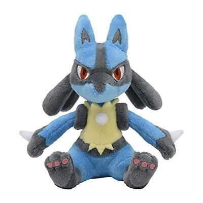 ad eBay - Pokemon center original plush toy Pokémon fit Lucario - Buy Now, click the link (eBay) Fluffy Stuffed Animals, Lucario Pokemon, Pokemon Official, Pokemon Blue, Doll Japan, Pokemon Toy, Pokemon Center, Type Pokemon, Pokemon Plush