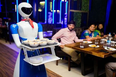 Robot Restaurant, Smartphone Gadget, Neo Tokyo, Customer Behaviour, Tech Updates, Travel Brand, Tech Innovation, Value Proposition, Futuristic Technology