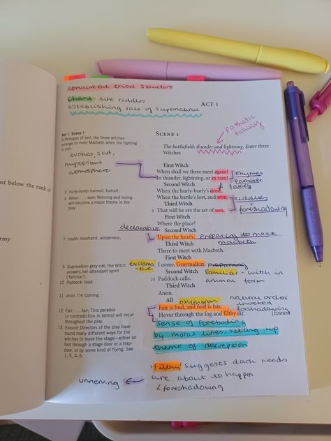 Script Annotating, Annotated Script, An Inspector Calls Annotations, Macbeth Revision Gcse Notes Themes, Macbeth Annotations, Macbeth Act 1 Scene 2 Annotations, Macbeth Annotations Act 1, Macbeth Notes, Macbeth Act 1 Scene 1 Annotations