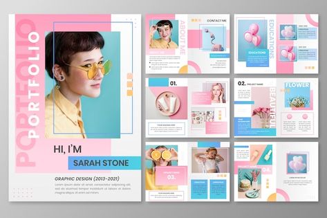 Portfolio Ideas Design, Creative Portfolio Ideas, Graphic Designer Portfolio Layout, Gradient Portfolio, Portfolio Template Design Layout, Portfolio Creative Design, Creative Portfolio Design, Design Portfolio Ideas, Design Portfolio Layout