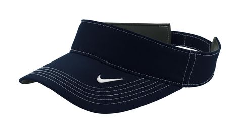 Nike Golf  DriFIT Swoosh Visor  429466 Navy No Size >>> Check out this great product.(It is Amazon affiliate link) #GolfClothingIdeas Nike Visor, Nike Original, Golf Visor, Best Amazon Products, Tennis Fashion, Visor Cap, Nike Brand, The Hook, Visor Hats