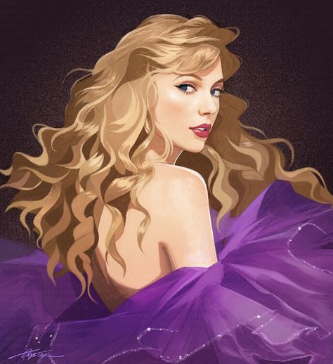 Taylor Swift Art, Taylor Swift Drawing, Magical Paintings, Taylor Swift Party, Taylor Swift Speak Now, Estilo Taylor Swift, Taylor Swift Posters, Taylor Swift Outfits, Iridescent Crystal