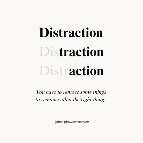 Sis, let’s be real. If progress is what you want, you have to remove distractions and start taking action✨ Follow @thealphawomenvision for daily empowerment and motivational quotes 👑 #assertivewomen #girlbosshustle #femaleentrepreneurs #femalepreneur #entrepreneurlife #entrepreneurwoman #emalebusiness #femalempire #womenempowerment #coachforwomen #entrepreneurher #femaleentrepreneurquotes #highvaluewoman #herbusiness #successminded #successmindset #entrepreneurwomen #powerfulwomen #confiden... Remove Distractions, Entrepreneur Quotes Women, Girl Power Quotes, High Value Woman, Empowering Girls, Women Empowerment Quotes, Taking Action, Mindset Motivation, Women Leaders