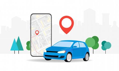 Taxi Booking App, Taxi Car, Taxi App, Navigation Map, Map Illustration, Booking App, Car Purchase, Pet Logo Design, Online Ordering