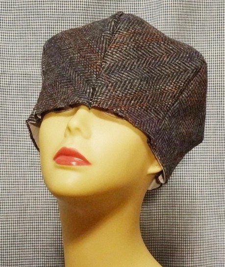 Newsboy Cap Pattern Free, Beret Hat Pattern Sewing, Diy Beret Hat, Beret Sewing Pattern, Beret Diy, Issey Miyake Sewing Patterns, Newsboy Cap Pattern, Beret Hat Pattern, Mens Hat Pattern