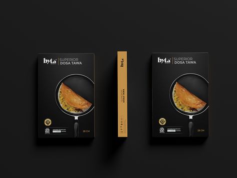 Cookware Package Design - BYTA on Behance Cookware Box Packaging Design, Cookware Packaging Design, Kitchenware Packaging, Packaging Design Creative, Cookware Packaging, Cookware Design, Cookware Gifts, Adobe Dimension, Carton Design