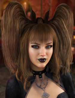 Kelly Hair for Genesis 8 Female(s) Kelly Hair, Hair Wings, Hair Color Options, Cute Bat, Daz Studio, Bat Wing, Body Builder, Body Size, Color Choices