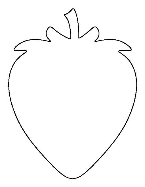 Strawberry Template, Strawberry Crafts, Coloring Crafts, Fruit Crafts, Strawberry Art, Strawberry Leaves, Strawberry Pattern, Art Worksheets, Leaf Template