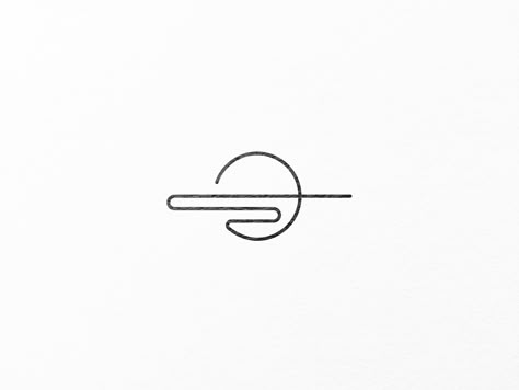 Simplistic Logo, Sunset Logo, Sunset Tattoos, Modern Minimalist Logo, Minimal Logo Design, Line Art Tattoos, Subtle Tattoos, Mini Drawings, Little Tattoos