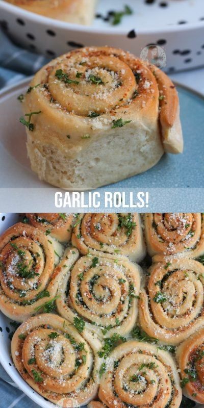 Garlic Cinnamon Rolls, Side Dishes For Two People, Pretty Bread Recipes, Cottage Core Food Recipes, Roll Bread Recipes, Bread Ideas Creative, Savoury Bread Recipes, Bread For Soup, Homestead Meals