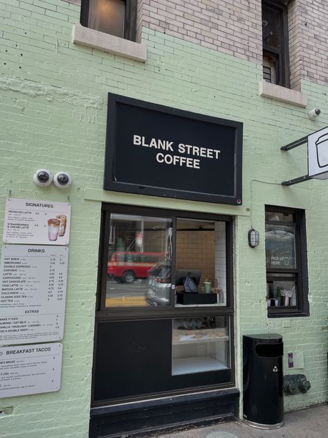 blank street coffee nyc. Nyc Coffee Shop Aesthetic, Blank Street Coffee, Blank Street, Avengers Aesthetic, Nyc Coffee Shop, Chamberlain Coffee, Victoria Style, New York Coffee, Philz Coffee