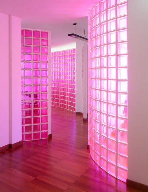 90s Aesthetics, Memphis Milano, Glass Brick, Creative Spaces, Glass Block, Barbie Dream House, Decoration Inspiration, Pink Room, Glass Blocks