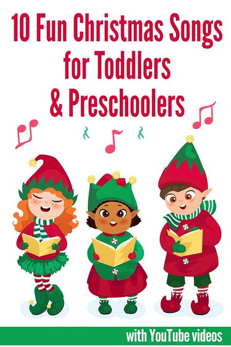 Fun Christmas Songs, Christmas Songs For Toddlers, Preschool Christmas Songs, Christmas Concert Ideas, Funny Christmas Songs, Christmas Songs For Kids, Best Christmas Songs, Xmas Songs, Songs For Toddlers