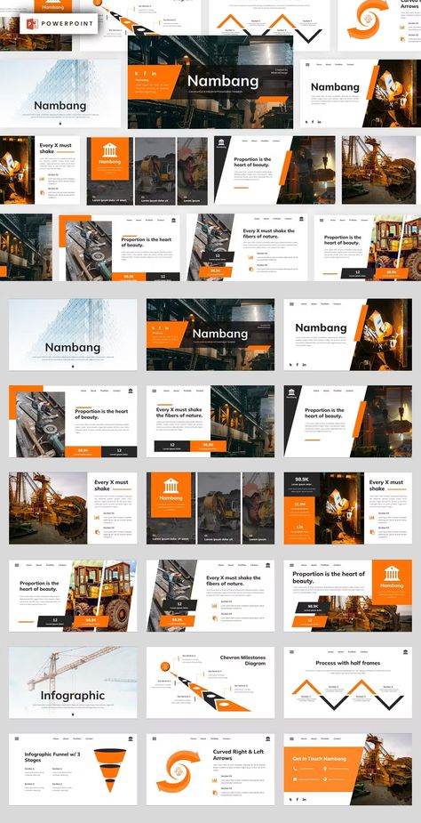 Construction PowerPoint Template. 33 Slides. Construction Powerpoint Template, Space Civilization, Construction Presentation, Construction Brochure, Construction Powerpoint, Professional Ppt, Construction Template, Powerpoint Designs, Best Presentation Templates