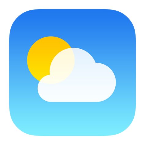 Blue Weather App Icon, Weather App Icon, Mint App, Kawaii Weather, Ios14 Aesthetic, App Drawings, Heart App, Christmas Weather, Vintage App