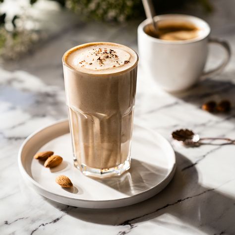 🌰☕ Indulgent Creamy Mocha Latte 🍫✨ Tired of the usual? Level up your latte game with this Creamy Mocha Latte made with White Almond Butter instead of milk! It's smooth, rich, and the perfect blend of nutty, chocolatey goodness. 🤎 💥 Ingredients: 1 tbsp White Almond Butter 1 tbsp Cocoa Powder 1-2 tbsp Maple Syrup (or sweetener of choice) 1 shot Espresso ☕ (or strong brewed coffee) 1 cup Hot Water A dash of Vanilla Extract & a Pinch of Sea Salt 🌊 (for that extra flair) ✨ Instructio... Almond Coffee, Americano Coffee, Mocha Latte, Coffee Pictures, Brewed Coffee, Coffee Photography, Almond Butter, Coffee Brewing, Maple Syrup