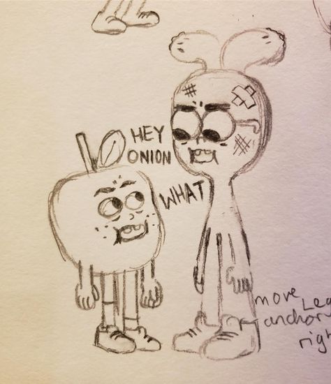 GeorgeGendi on Instagram: “#appleandonion after a bad idea” Apple X Onion Fanart, Apple And Onion Cartoon Fanart, Apple And Onion Cartoon, Onion Pictures, Apple And Onion, Apple Sketch, Old Cartoon Shows, Silly Art, Bad Apple