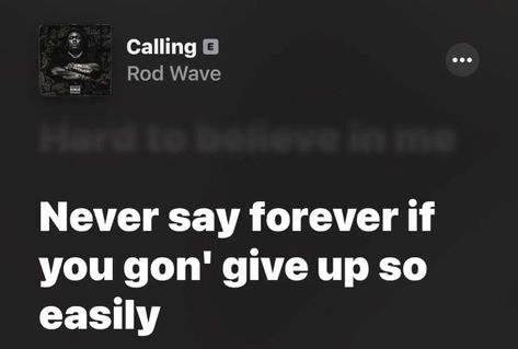 Rod Wave Songs, Rod Wave Quotes, Rap Song Quotes, Lyrical Quotes, Waves Lyrics, Short Instagram Quotes, Rod Wave, Rapper Quotes, Rap Quotes