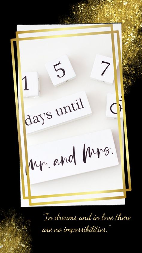 countdown blocks for your wedding day Wedding Countdown Calendar, Countdown Blocks, Wedding Countdown, Countdown Calendar, Wood Wedding, Days Left, Wedding In The Woods, Planning Process, Get Excited