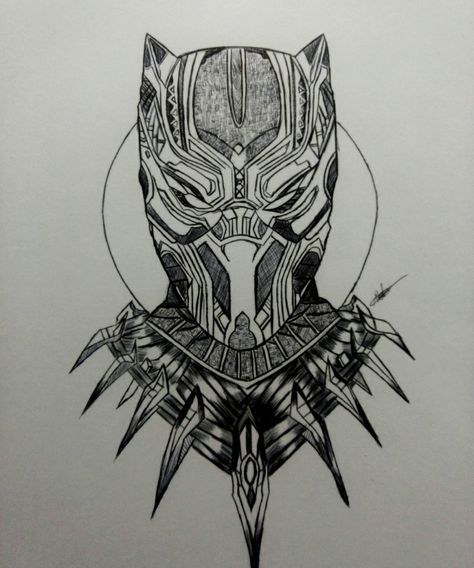 Black Panther Tattoo Marvel, Black Panther Face, Positivity Tattoo, Black Panther Superhero, Black Panther Tattoo, Arm Tattoos Drawing, Spiderman Tattoo, Plane Tattoo, Blade Tattoo