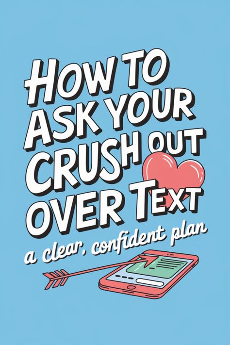 Discover how to ask your crush out over text with a clear, confident plan that will help you navigate this important step with ease. Learn effective strategies to convey your feelings through messaging and build the courage to make the first move. By following these tips, you can approach the situation confidently and increase your chances of receiving a positive response from your crush. Take control of your love life by mastering the art of asking someone out via text in a way that exudes clar Asking Crush Out Text, Cute Ways To Ask Someone Out Over Text, Ways To Ask Your Crush Out, How To Ask Him Out Over Text, Ask Her Out Ideas, Ask Someone Out, How To Ask Crush Out, How To Ask Someone Out Over Text, How To Ask Someone Out