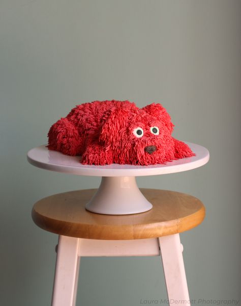 This is a red shaggy dog cake that I made for my sons 3rd birthday. It is a Chocolate cake that I carved with a vanilla butter cream icing colored red for the fur. Butter Cream Icing, Shaggy Dog, Cream Icing, Puppy Cake, Dog Birthday Cake, Icing Colors, Dog Cake, My Sons, Colorful Cakes