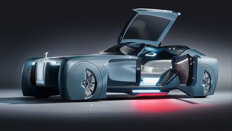 Rolls-Royce Unveils Futuristic Looking 103EX Self-Driving Concept Car Rolls Royce Concept, Rolls Royce Images, Maverick V8, Subaru Levorg, New Rolls Royce, Classic Rolls Royce, New Luxury Cars, Civic Coupe, Mercedes Maybach