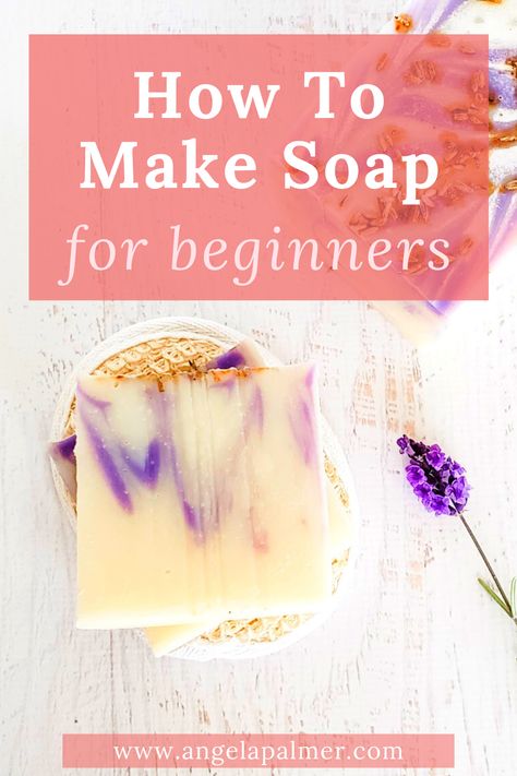 Do you want to learn how to make soap for beginners? This ultimate guide will teach you everything you need to know to make soap from scratch using the cold process soap making method. You can make homemade soap, even if you're brand new to soap making! Ready to make your own soap from scratch? Pin to save, then click over to my farm blog to learn how to make soap for beginners with this ultimate guide to making cold process soap. Make Soap For Beginners, Soap Making For Beginners, How To Make Soap, Bath Balms, Homemade Soap Bars, Diy Soap Bars, Easy Soap Recipes, Diy Soap Recipe, Lye Soap