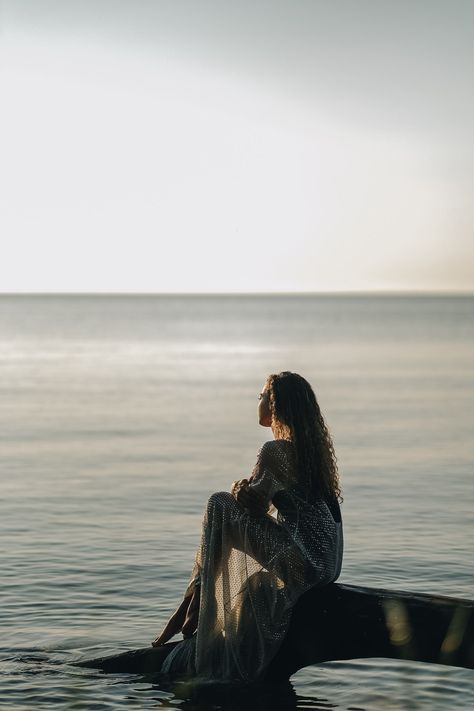 Beach Photoshoot Dress, Beach Editorial Photoshoot, Sunrise Beach Photoshoot, Beach Editorial, My Chic Obsession, Lake Photoshoot, Beach Week, Water Shoot, Editorial Photoshoot